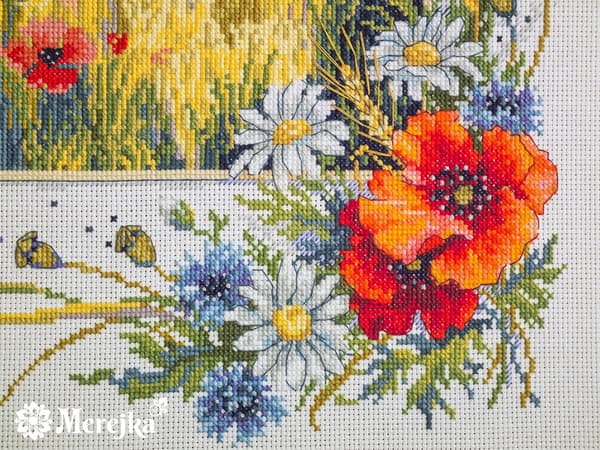 Broderikit Merejka K-140 - "Sommereng" 29.5x30 cm