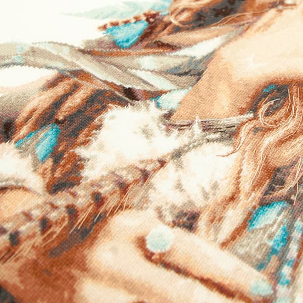 Broderisett Magic Needle "Boho-jente" 27x43 cm