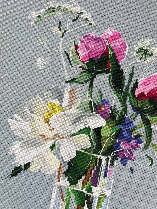Broderisett Oven "Om symfoni" 22x34 cm