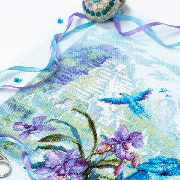 Broderikit Magic Needle "Förlorad värld" 40x30 cm