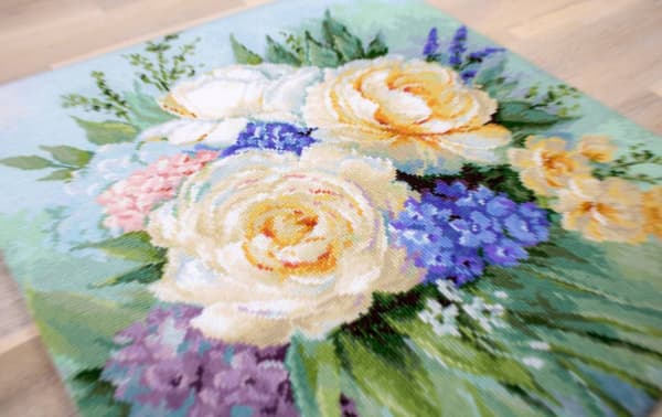 Broderikit Luca-S B2370 - "Blomsterbuket" 32x33.5 cm