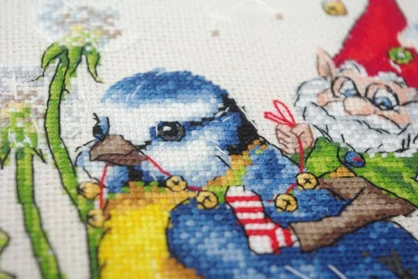 Broderikit Merejka K-64 - "Medvind" 15x15 cm