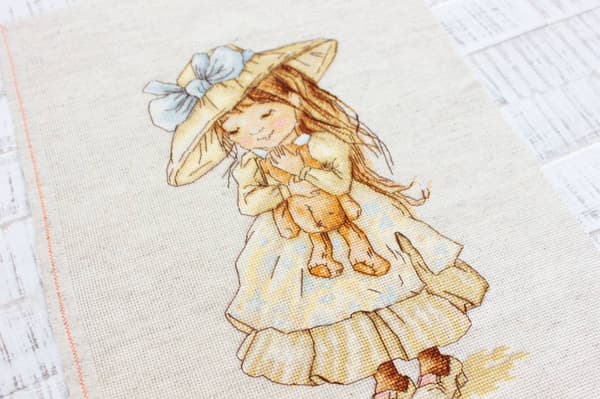 Broderikit Luca-S B1103 - "Endelig fandt jeg dig" 14.5x27 cm