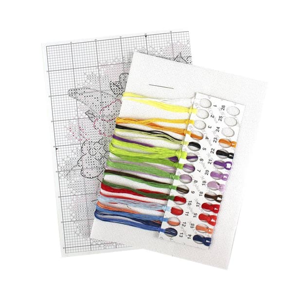 Broderisett MP Studia "Romantisk drage" 15x15 cm