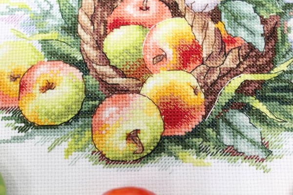 Broderikit MP Studia "Rød kat gartner" 23x19 cm