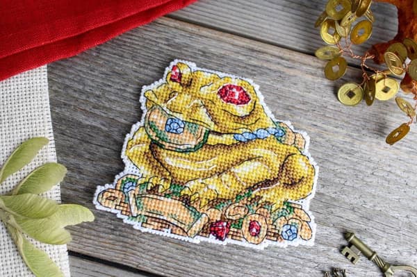 Broderikit plastic canvas MP Studia "Pengagroda" 11x9 cm