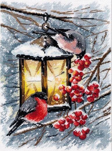 Broderikit Oven "Julljus" 20x28 cm