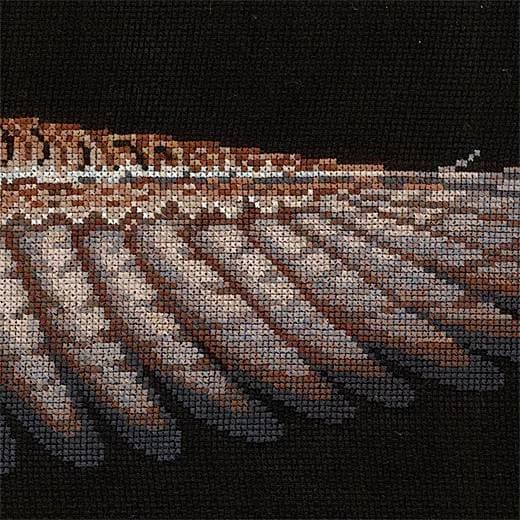 Broderikit Andriana "Ugle" 85x18 cm