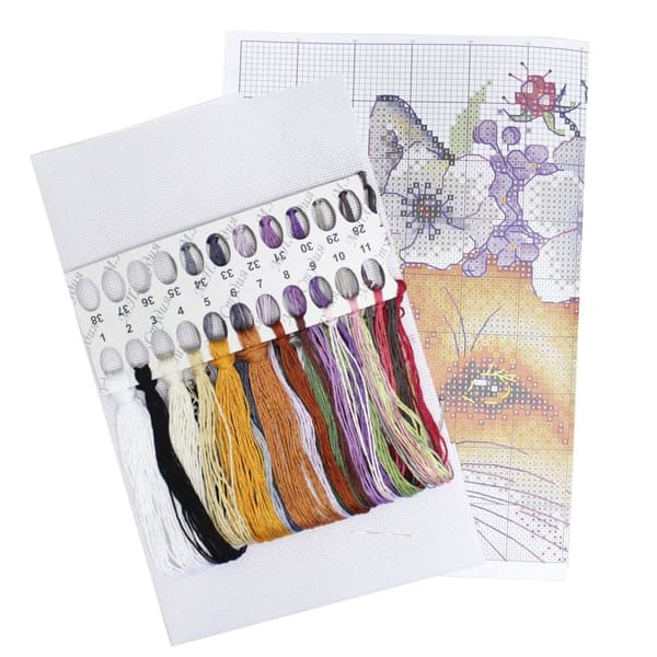Broderikit MP Studia "Ræv" 20x23 cm