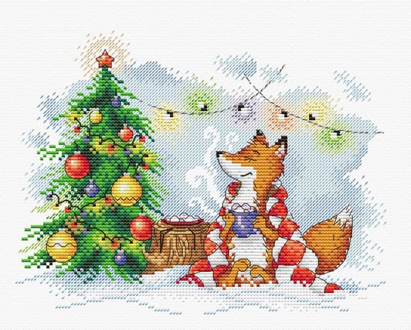 Broderikit MP Studia "Julljus" 23x18 cm