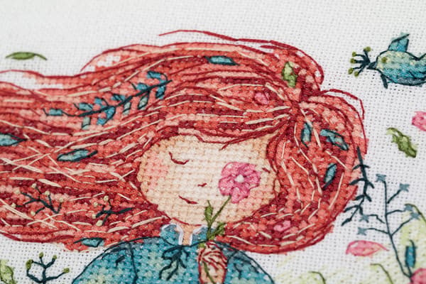 Broderikit Panna "Sydenvind" 12.5x19cm