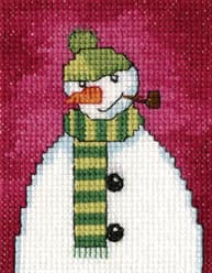 Broderikit RTO "Glad vinter" 7x9 cm
