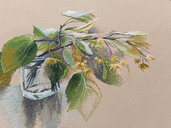 Broderikit Oven "Linddoft" 33x27 cm