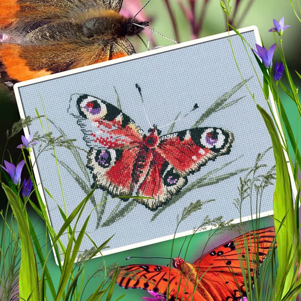 Broderikit RTO "Sommar­skönhet" 20x13.5 cm