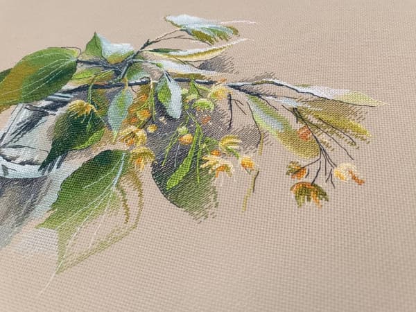 Broderikit Oven "Linddoft" 33x27 cm