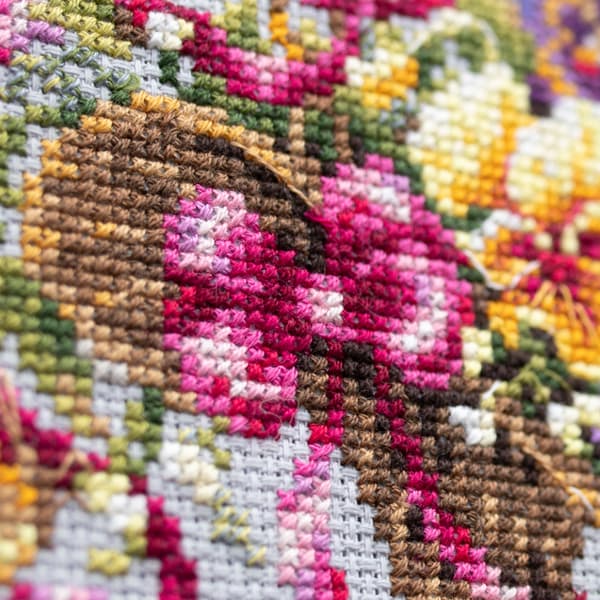Broderikit Magic Needle "Buket i potte" 21x15 cm