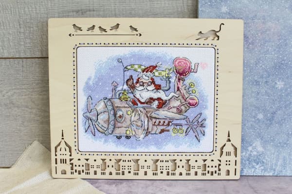 Broderikit MP Studia "Rolig flyvning" 20x16 cm