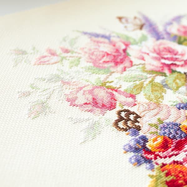 Broderisett Magic Needle "En kopp kaffe?" 40x28 cm