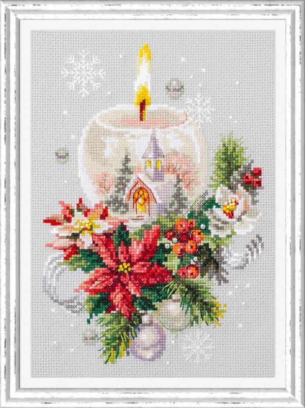 Broderikit Magic Needle "Jullykta" 16x23 cm
