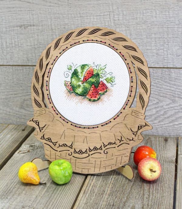 Broderikit MP Studia "Sukkervandmelon" 8x7 cm