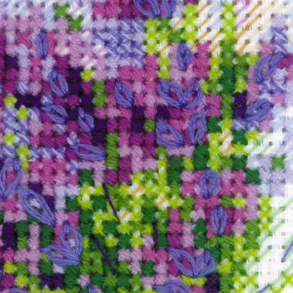 Broderikit Riolis "Buket med lavendel" 15x18 cm