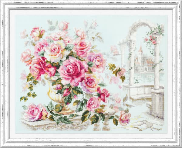 Broderikit Magic Needle "Roser til hertuginden" 40x30 cm