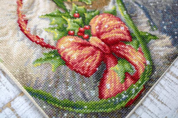 Broderikit Luca-S B598 - "Julhjort" 21x30 cm