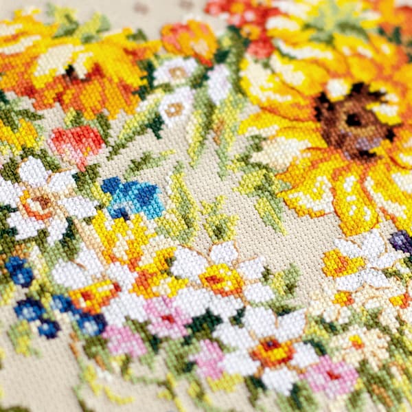 Broderikit Magic Needle "Din hjertes inspiration" 26x34 cm