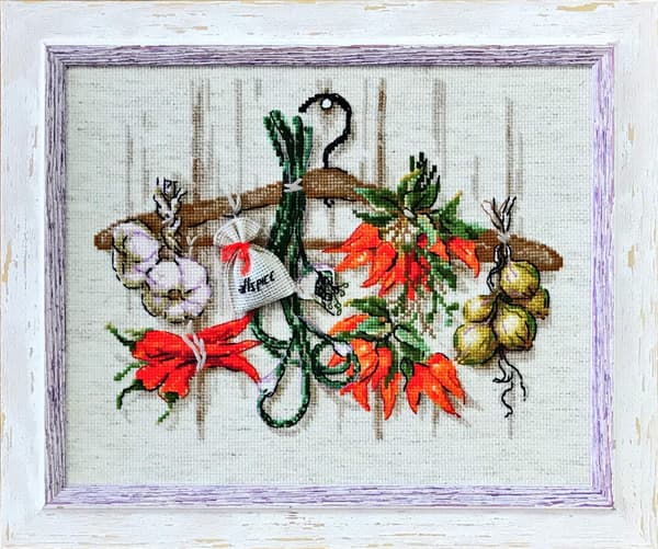 Broderisett Riolis "Krydrede tilbehør" 30x24 cm