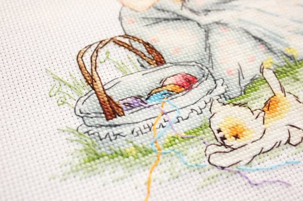 Broderikit Luca-S B1059 - "Broderi" 19x20 cm