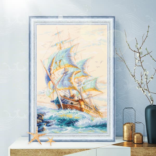 Broderisett Magic Needle "Lykkevind" 27x40 cm