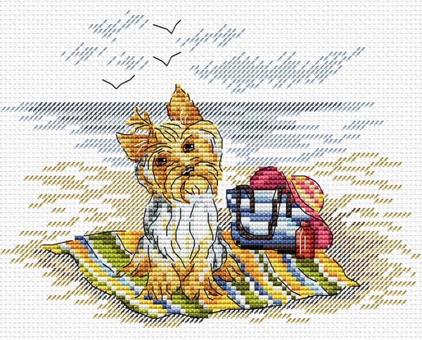 Broderikit MP Studia "Lille vogter" 18x15 cm