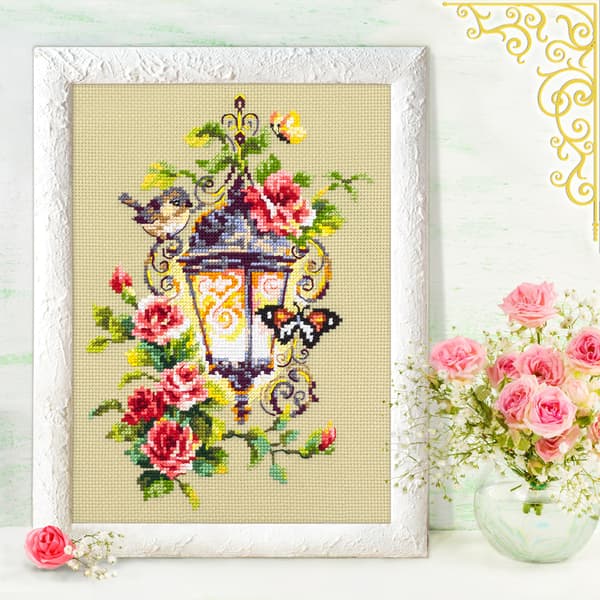 Broderisett Magic Needle "Inspirasjonens lys" 17x23 cm