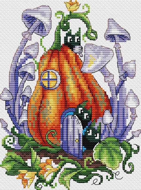 Broderikit MP Studia "Pumpahus" 14x19 cm