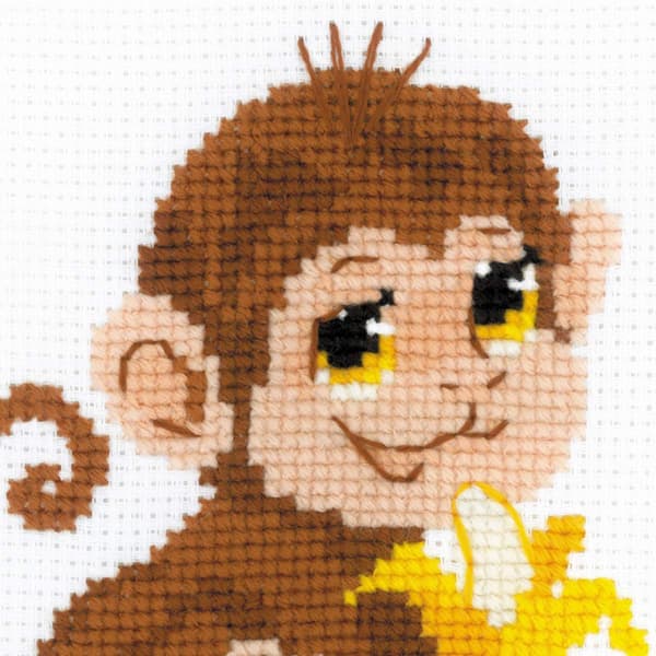 Broderikit Riolis "Apa" 15x15 cm