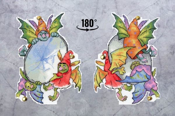 Broderisett Plastic Canvas MP Studia «Troll» 18x13cm