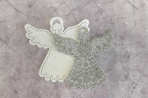Broderikit MP Studia "Filtlegetøj "Engel"" 11x11 cm