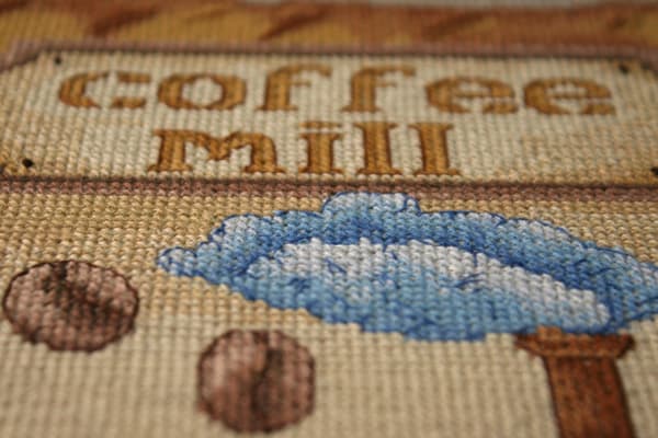 Broderikit Abris Art "Kaffebønner" 40x54 cm