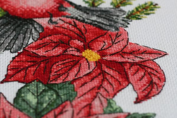 Broderisett Abris Art "Julekrans" 25x27cm