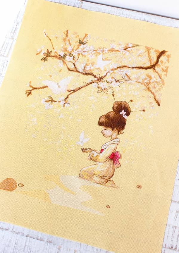 Broderikit Luca-S B1145 - "Sommerfugle" 32x41 cm