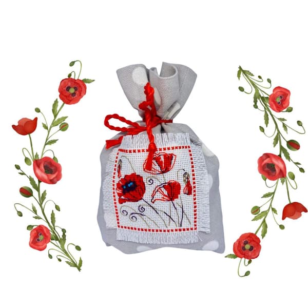 Broderikit Riolis "Presentpåsar" 14x20 cm