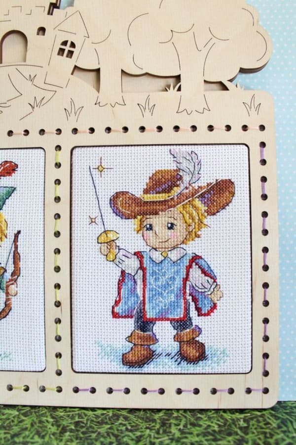 Broderikit MP Studia "Musketerer" 9x13 cm