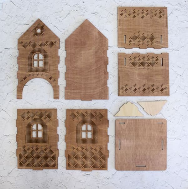 Broderikit med pärlor MP Studia "Tehus" 12x19x12 cm