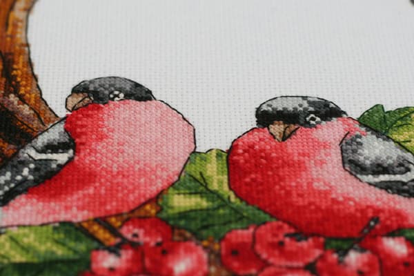 Broderisett Abris Art "Julekrans" 25x27cm