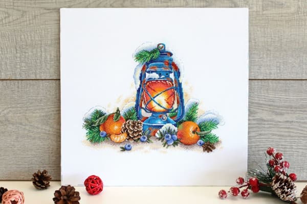 Broderikit MP Studia "Mandarindoft" 27x21 cm