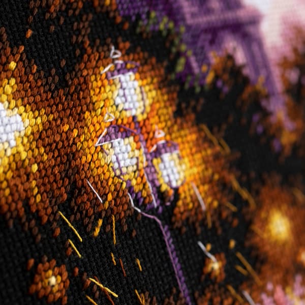Broderisett Magic Needle "Regnvær natt" 20x27 cm
