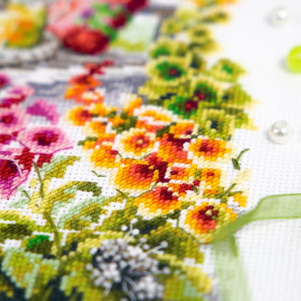 Broderisett Magic Needle "Retreat-hage" 20x26 cm
