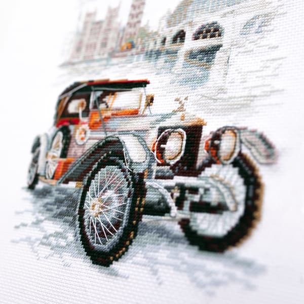 Broderikit Magic Needle "Retro Stil. Storbritannien" 16x20 cm