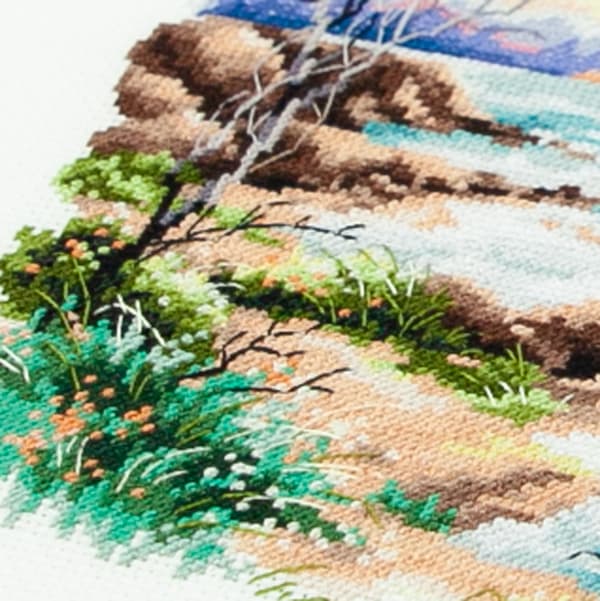 Broderikit Magic Needle "Lycka" 15x9 cm
