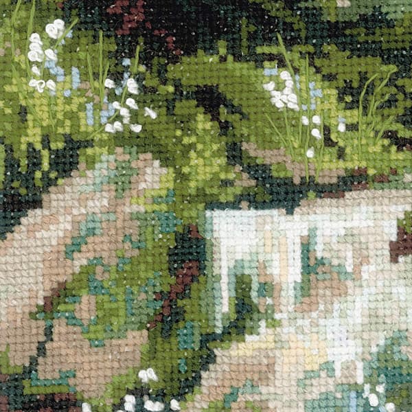 Broderikit Riolis "Bjergflod" 20x50 cm